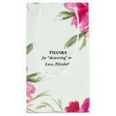 Petit Sac Cadeau Fête des mariées Merci (Dos)