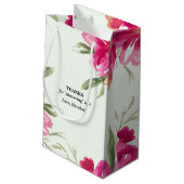 Petit Sac Cadeau Fête des mariées Merci (Dos Angle)