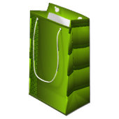 Petit Sac Cadeau Feuillage vert (Devant Angle)