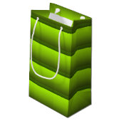 Petit Sac Cadeau Feuillage vert (Dos Angle)