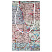 Petit Sac Cadeau feuille de route (Devant)