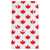 Petit Sac Cadeau Feuille d'érable rouge (Devant)