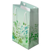 Petit Sac Cadeau Feuille du printemps (Devant Angle)