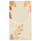 Petit Sac Cadeau Feuilles d'automne (Dos)