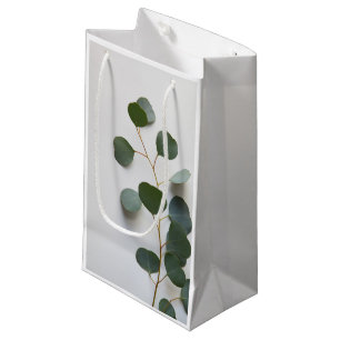 Petit Sac Cadeau feuilles verticaux de l'eucalyptus