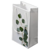 Petit Sac Cadeau Feuilles verticaux d'Eucalyptus (Dos Angle)