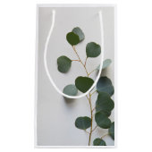 Petit Sac Cadeau Feuilles verticaux d'Eucalyptus (Devant)
