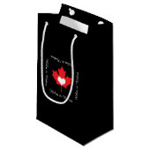 Petit Sac Cadeau Fierté canadienne - feuille d'érable du Canada (Devant Angle)