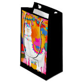 Petit Sac Cadeau Fiesta Llama Cinco De Mayo Cute Anniversaire (Devant Angle)