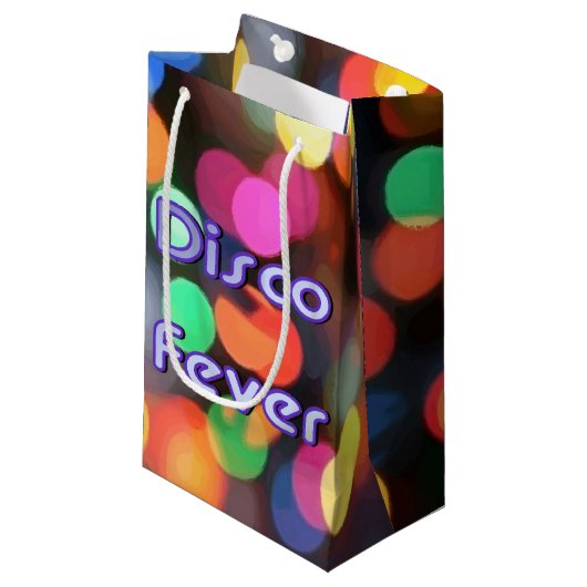 Petit Sac Cadeau Fièvre Disco 1 (Devant Angle)