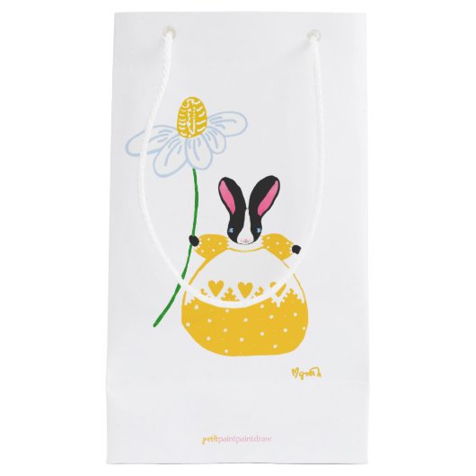 Petit Sac Cadeau Fifi Daisy Bunny (Devant)