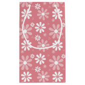 Petit Sac Cadeau Fille Monogramme Joli Rose Fleurs De Faisée Avec N (Dos)