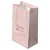 Petit Sac Cadeau Fille Vintage mignonne sur mesure (Dos Angle)