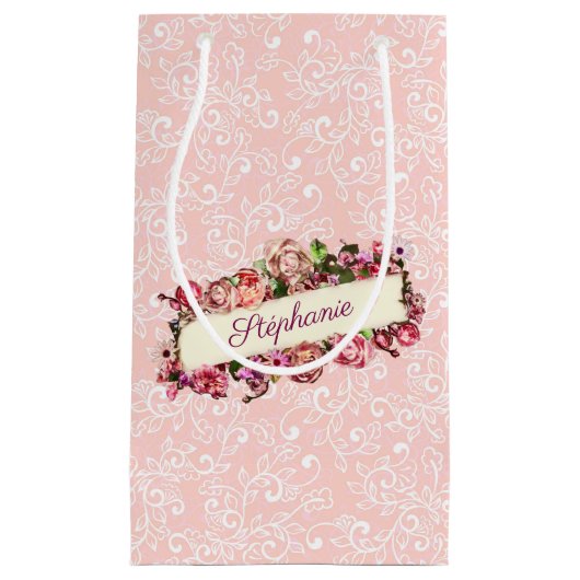 Petit Sac Cadeau Fille Vintage mignonne sur mesure (Devant)