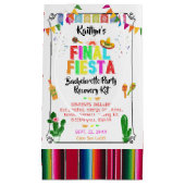 Petit Sac Cadeau Final Fiesta Bachelorette Party Recovery Kit (Devant)