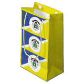 Petit Sac Cadeau Flag of Winnipeg, Manitoba Small Gift Bag (Devant Angle)
