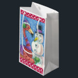 Petit Sac Cadeau Flamant rose rose Snowman CHRISTMAS CADEAU<br><div class="desc">Tout Dans La Famille. Apportez Un Sourire À Votre Cadeau De Vacances. C'Est Une Bonne Probabilité. Flamant rose ROSE ET SNOWMAN NOËL CADEAU SAC Susan Brack</div>