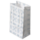 Petit Sac Cadeau Flambeaux d'hiver (Dos Angle)