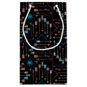 Petit Sac Cadeau Flèches Boho et Sun V11 ID748 (Dos)