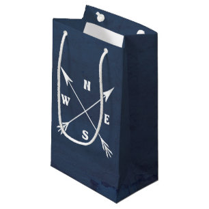 Petit Sac Cadeau Flèches de boussole
