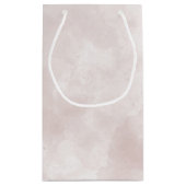 Petit Sac Cadeau Fleur Cosmos Anniversaire Sur Rose (Dos)