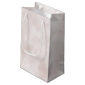 Petit Sac Cadeau Fleur Cosmos Anniversaire Sur Rose (Dos Angle)