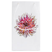 PETIT SAC CADEAU FLEUR DE DAHLIA (Dos)