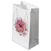 PETIT SAC CADEAU FLEUR DE DAHLIA (Dos Angle)