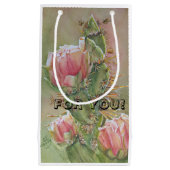 PETIT SAC CADEAU FLEUR DE FIGUIER DE DE BARBARIE (Devant)