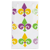 Petit Sac Cadeau Fleur de Lis Mardi Gras (Devant)