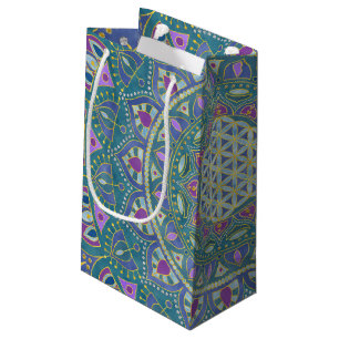 Petit Sac Cadeau Fleur De Vie - Mandala India Style 1