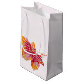 Petit Sac Cadeau Fleur d'Hibiscus hawaïen | MARIAGE (Dos Angle)