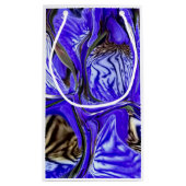 Petit Sac Cadeau Fleur Iris Violet (Dos)