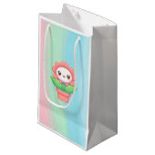 Petit Sac Cadeau Fleur mignonne, capricieuse en pot (Devant Angle)