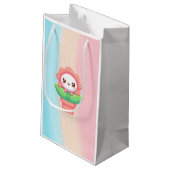 Petit Sac Cadeau Fleur mignonne, capricieuse en pot (Dos Angle)