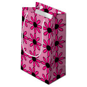 Petit Sac Cadeau Fleur rose (Dos Angle)