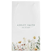 Petit Sac Cadeau Fleur sauvage d'été (Dos)