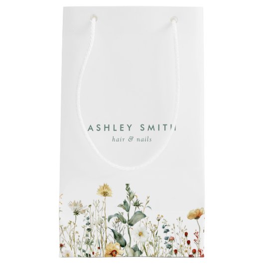 Petit Sac Cadeau Fleur sauvage d'été (Devant)