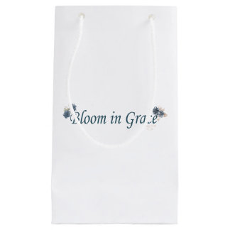 Petit Sac Cadeau Fleurir dans la grâce