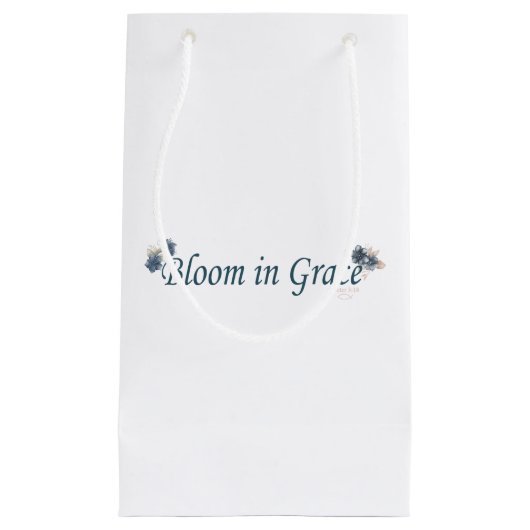 Petit Sac Cadeau Fleurir dans la grâce (Devant)