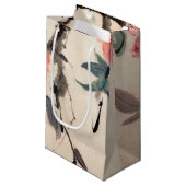 Petit Sac Cadeau Fleurs (Devant Angle)
