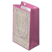 Petit Sac Cadeau Fleurs abondantes (Devant Angle)