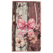 Petit Sac Cadeau Fleurs & Bow (Devant)