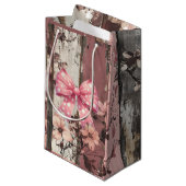 Petit Sac Cadeau Fleurs & Bow (Devant Angle)