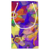 Petit Sac Cadeau Fleurs d'art pop (Dos)