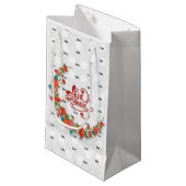 Petit Sac Cadeau Fleurs de l'Eid (Devant Angle)