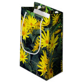 Petit Sac Cadeau Fleurs de topinambour (Dos Angle)