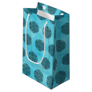 Petit Sac Cadeau FLEURS DE VIE - Symbole de géométrie sacrée plein 