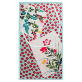 Petit Sac Cadeau Fleurs, design japonais (Dos)