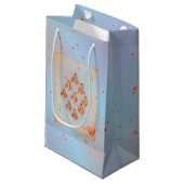 PETIT SAC CADEAU FLEURS ET CADEAUX D'ABEILLES (Devant Angle)